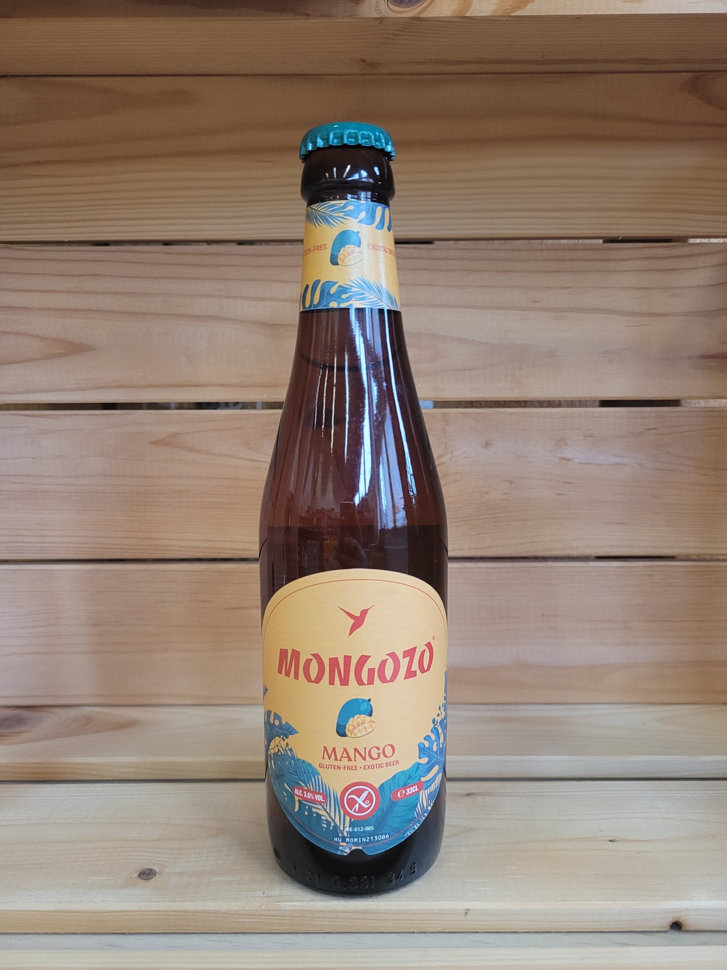 Mongozo Mango Fruchtbier glutenfrei | Alk. 3,6% vol. | 0,33L