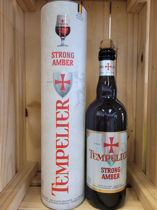 Tempelier Strong Amber | Alk. 7,5% Vol. | 0,75L Geschenkzylinder