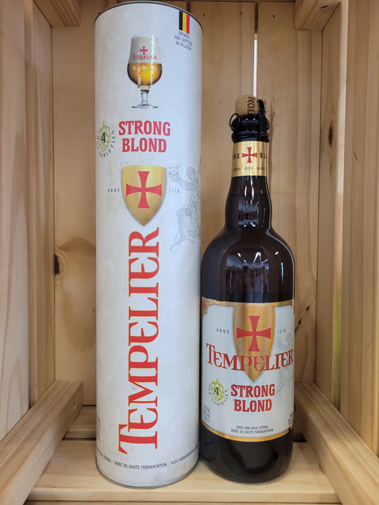 Tempelier Strong Blond | Alk. 8% Vol. | 0,75L Geschenkzylinder