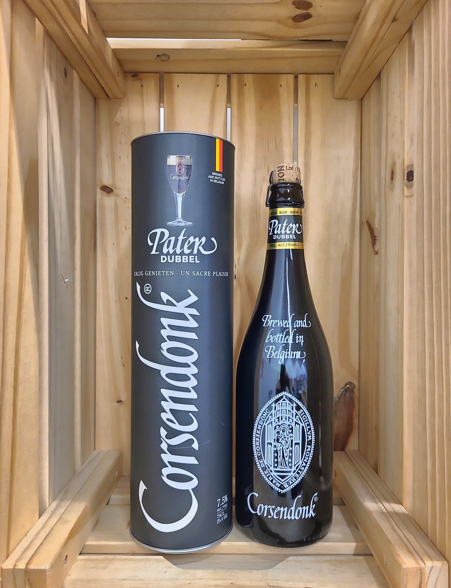 Corsendonk Pater Dubbel | Alk. 6,5% vol. | 0,75L Geschenkzylinder