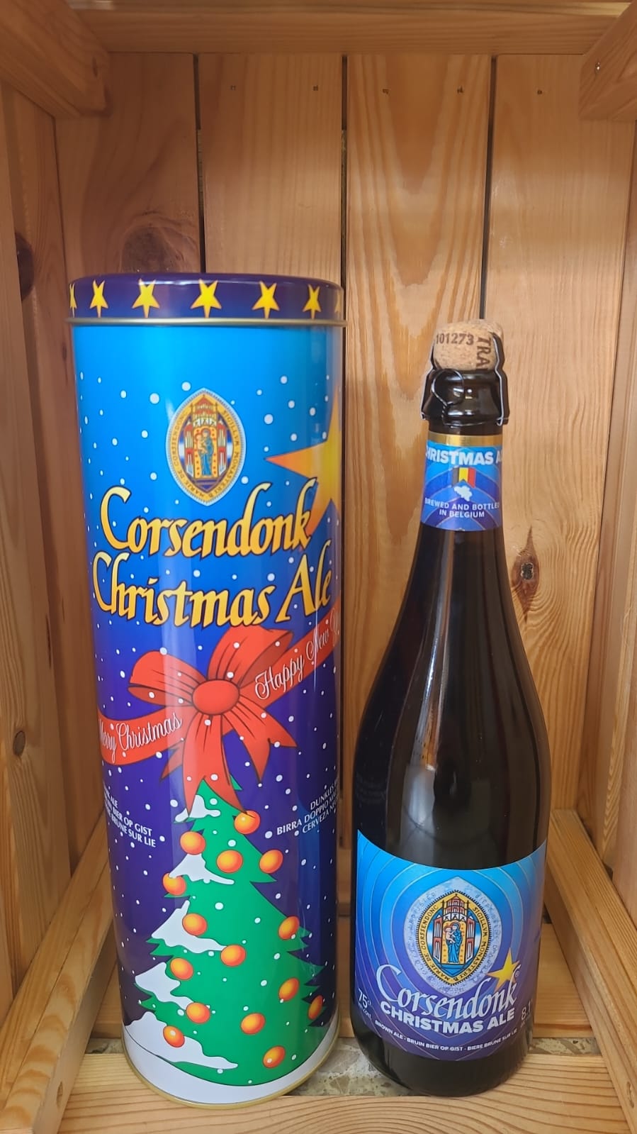 Corsendonk Christmas Ale Bruin | Alk. 8,1% vol. | 0,75L Zylinder