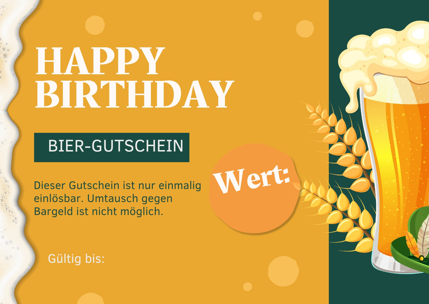 Der Bierabt-Geschenkgutschein